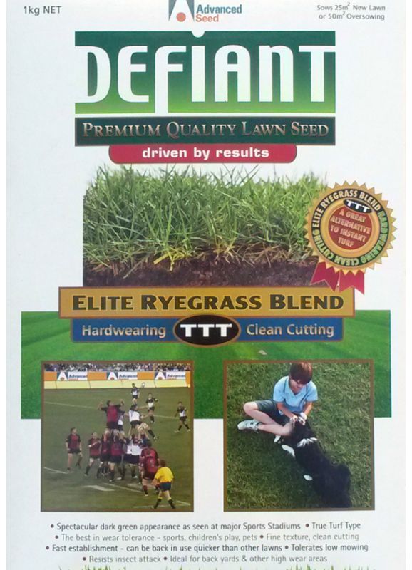 Defiant TTT Turf Ryegrass Lawn Seed
